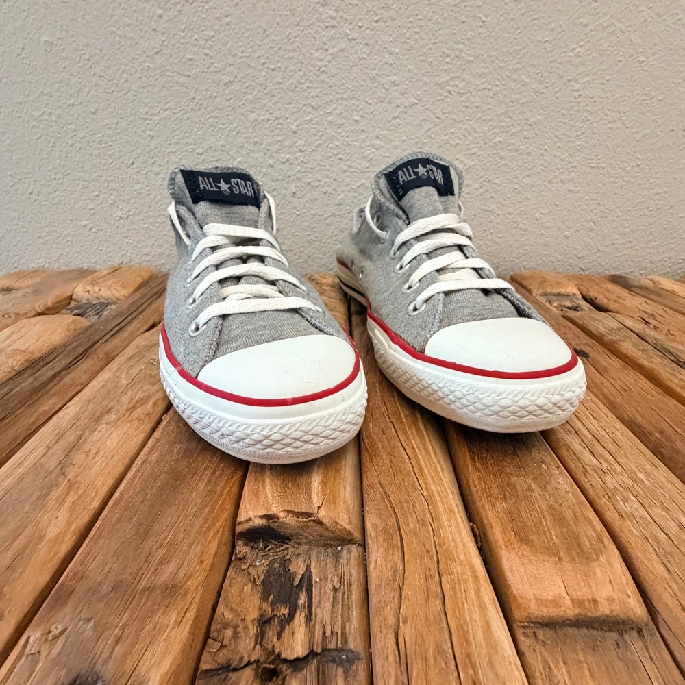 Converse Chuck Taylor All Star Gray Heather Jersey Low Top Sneakers Men's 5.5